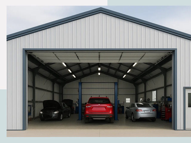 Ангары из сэндвич панелей от 615 руб. в Смоленск