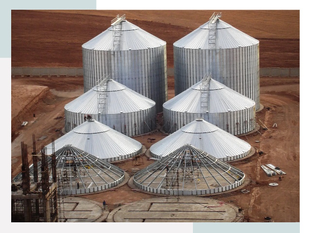 Строительство зерновых силосов в Смоленске