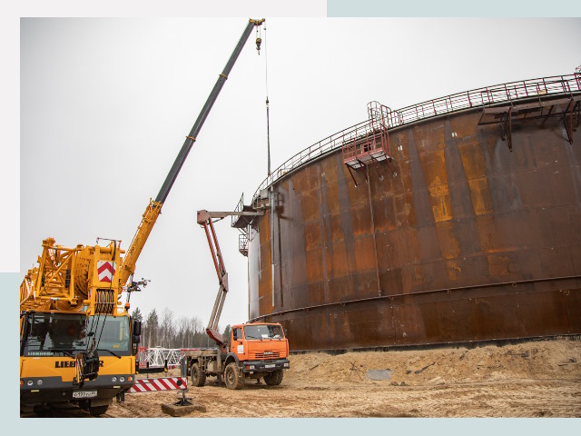 Монтаж резервуаров в Смоленске от 615 руб. за м³